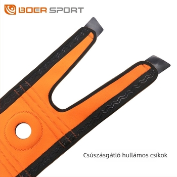 Légáteresztő sporttérdvédő férfiak és nők számára, patella-támogatás és kompresszióval ellátott ütéscsillapítás, futáshoz, hegymászáshoz, kosárlabdához és fitneszhez