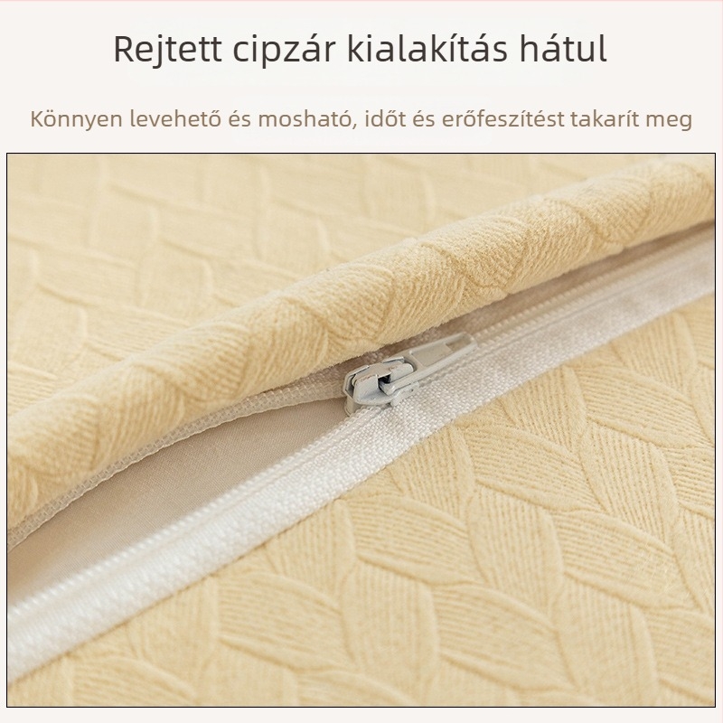 Holland velúr párnahuzat, egyszínű, 45×45 cm vagy 30×50 cm, modern nappali és hálószoba.