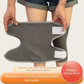 Velcro-os térdvédők idős férfiak és nők számára — ízületi védelem és meleg a őszi–téli kerékpározáshoz