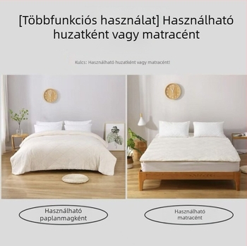 Egyetemi kollégiumi pamut ágynemű szett matracvédővel és belső töltettel, téli vastag, puha