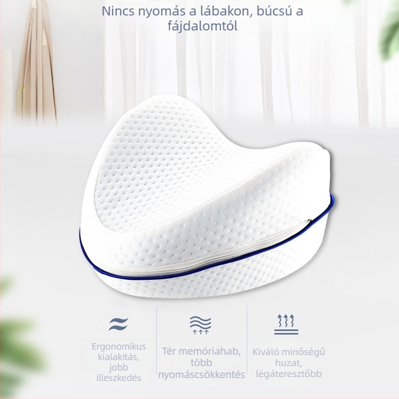 Szív alakú memóriahabos láb-párna otthonra és kollégiumba, terhes nők számára