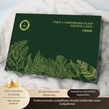 Latex párna ajándékdoboza színes csomagolással, ünnepi és vállalati éves találkozókhoz, felnőtteknek