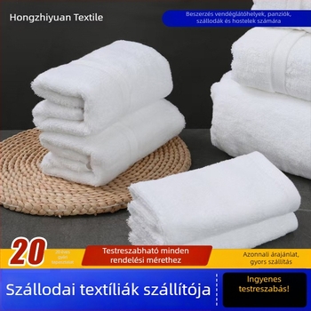 100% pamutból készült hotel törölközők, vastag törölközők ötcsillagos szállodák és vendégházak számára, hotel textil nagykereskedelem