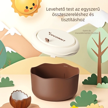 Kompakt asztali szemetes, aranyos, nyomógombos fedéllel, mini tároló irodai használatra