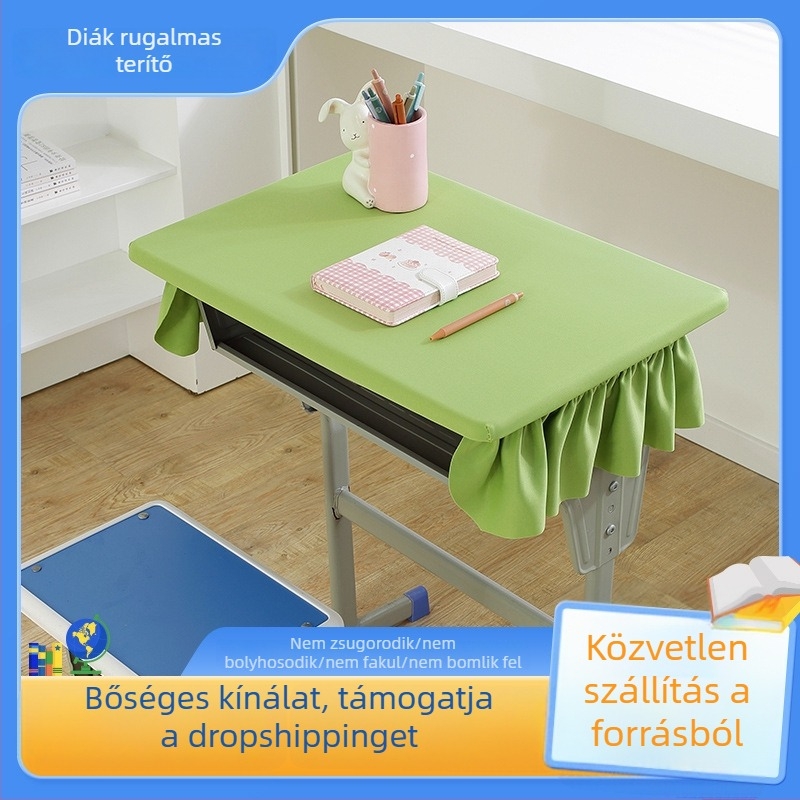 Vastagított rugalmas gyűrődésmentes környezetbarát asztalterítő diákoknak, 40×60 cm
