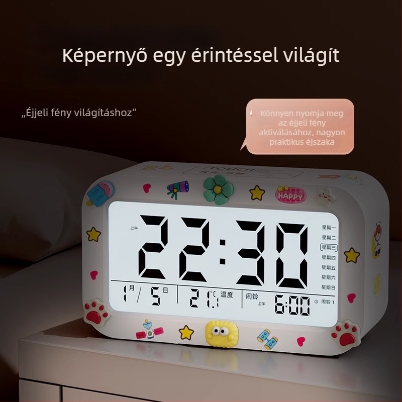 Okos asztali ébresztő gyerekeknek – felébresztő eszköz