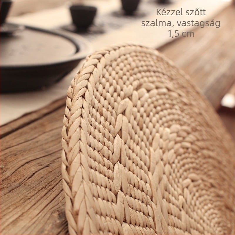 Pásztori fonott tatami párna meditációhoz