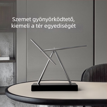 Kaotikus pendulum: asztali dekoráció örökmozgást idéző stílussal, modern minimalist stílus, prémium ajándék