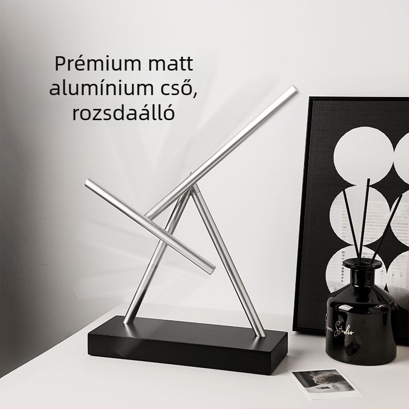 Kaotikus pendulum: asztali dekoráció örökmozgást idéző stílussal, modern minimalist stílus, prémium ajándék