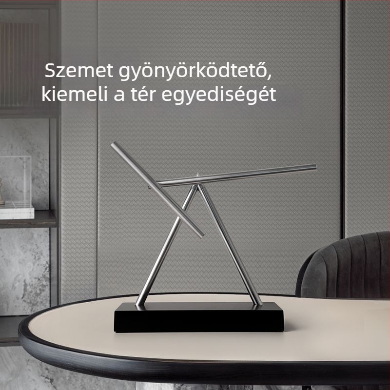 Kaotikus pendulum: asztali dekoráció örökmozgást idéző stílussal, modern minimalist stílus, prémium ajándék