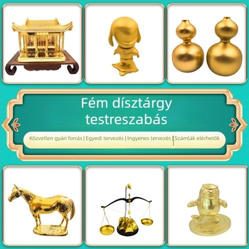 Személyre szabott fém modell díszek ötvözetből, architektúrális díszek az irodai asztalhoz