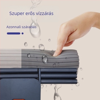 Kéz nélküli szivacsos mop otthoni használatra, görgővel kinyomó mechanizmussal, nagy nedvszívó képesség