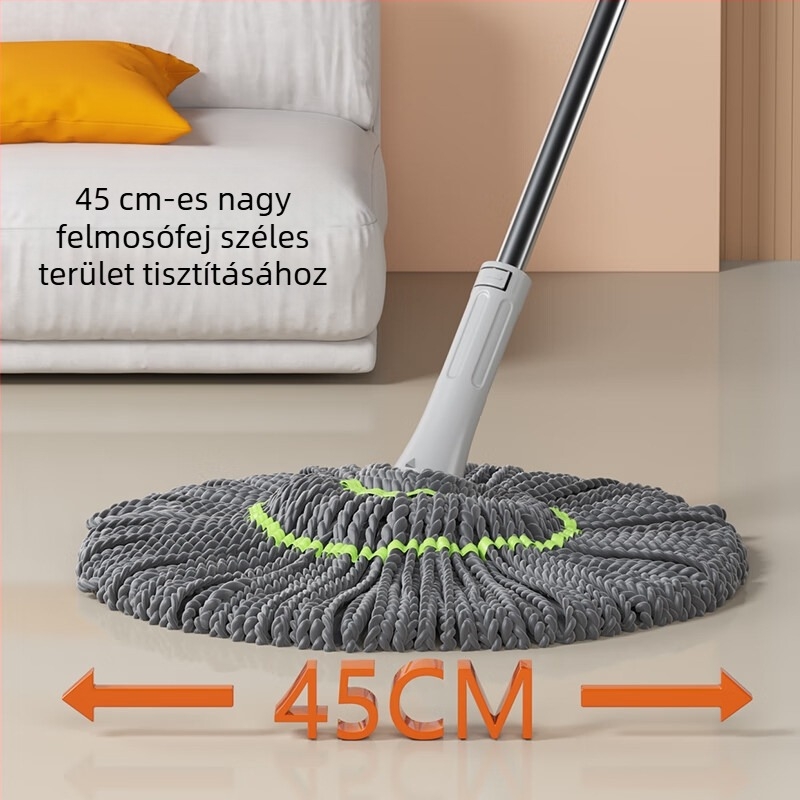Otthoni felmosó automatikus csavaróval, 138 cm-es nyél, zárómechanizmus