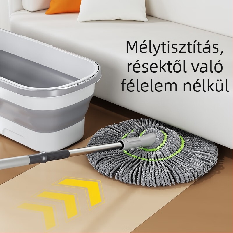 Otthoni felmosó automatikus csavaróval, 138 cm-es nyél, zárómechanizmus