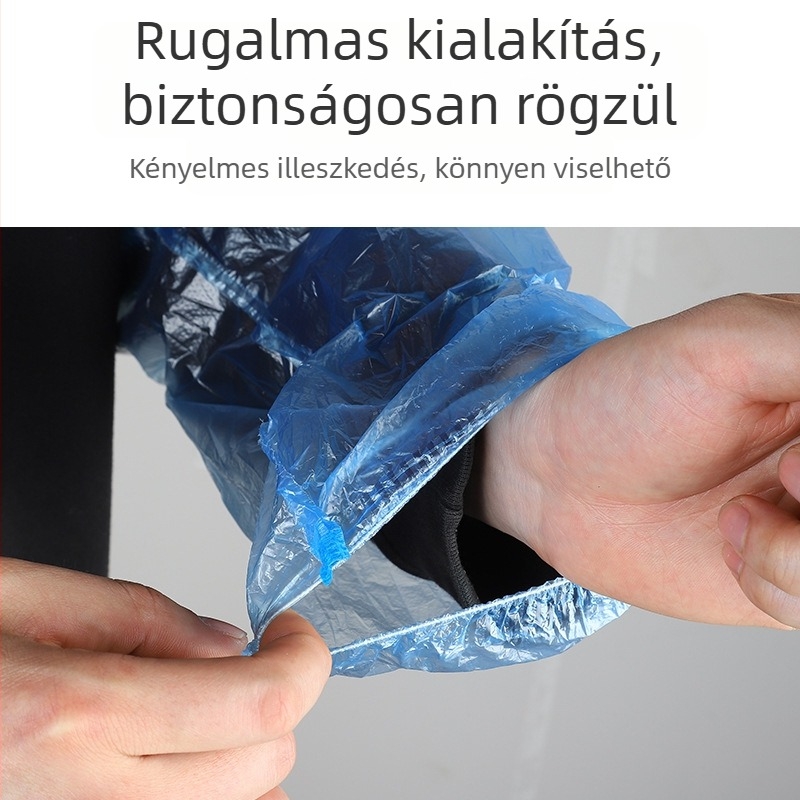 Egyszer használatos manikűr ujjvédők, vastagabbak, vízállóak és foltállóak, átlátszó műanyag ujjvédők otthoni használatra