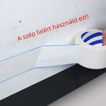 Fehér PVC falplaszter repedések és lyukak kitöltésére, önálló dekoratív falidekor, vízálló, 5 db felett, nappalira, hálószobába és előszobába