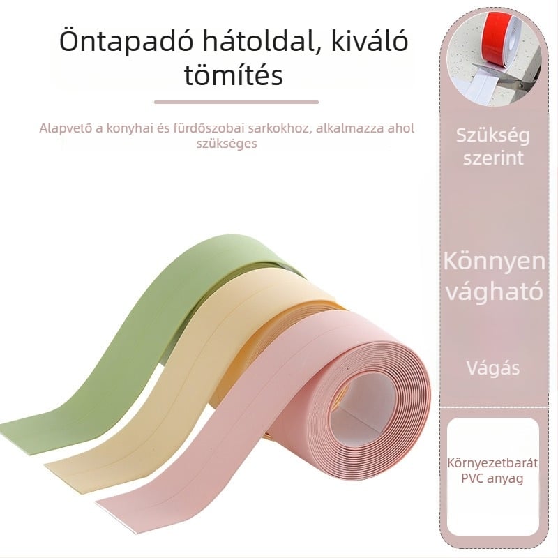 Önadhéziós konyhai falikép varráscsíkkal, vízálló és penészálló fürdőszobai dekoráció