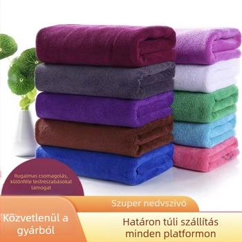 Mikroszálas tisztítókendő háztartási használatra, nedvszívó, szálmentes, vastagított üveg- és autómosáshoz