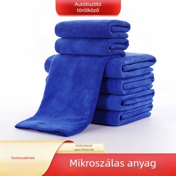Nagy mikroszálas autó törlő kendő – rendkívül nedvszívó tisztító kendő autómosáshoz és részletezéshez, többfunkciós kendő, 32 darabos készlet, logó nyomtatás lehetséges