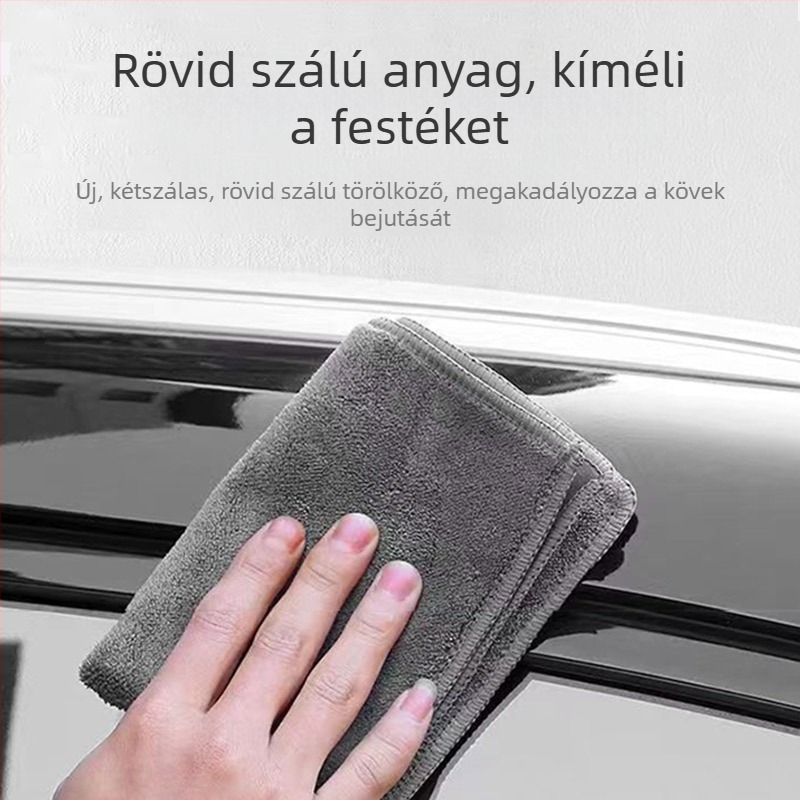 Testreszabható velúr dupla oldalú autótisztító kendő, vastag, nagy nedvszívó képességgel a belső térhez