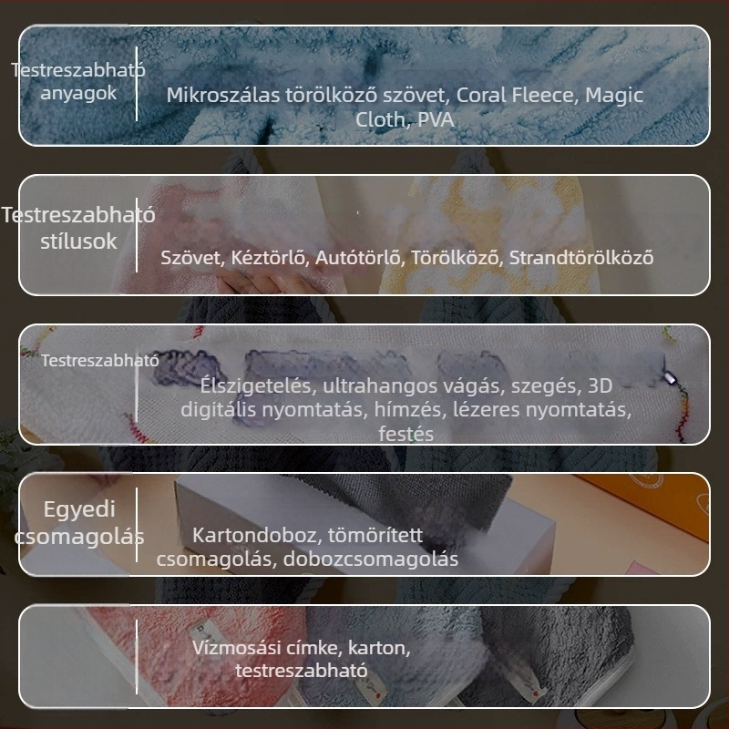 Multifunkcionális autó törölköző koreai anyagból, szarvasbőr érzetű textúrával, szarvasbőr utánzat, autómosáshoz, üveg törléséhez és nedvesség felszívásához