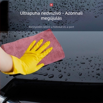 Szuper puha, nedvszívó autó törlőkendő – megvastított, extra nagy méret