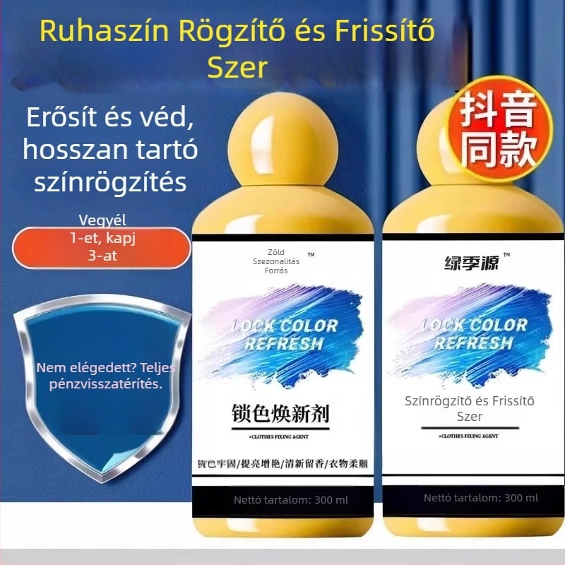 Ruha színfixáló és élénkítő szer háztartási használatra, fehérítés és mosási ápolás (200–350 g)