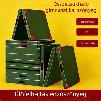 Megvastagodott hajtogatható tornapadló edzéshez és fitneszhez, iskolai sportedzésekhez, hasizom-gyakorlatokhoz és küzdősportokhoz