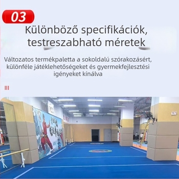 Szőrös felületű görgős matrac harcművészetekhez — többfunkciós edzőmat ökölvívás, birkózás, Sanda és önvédelem