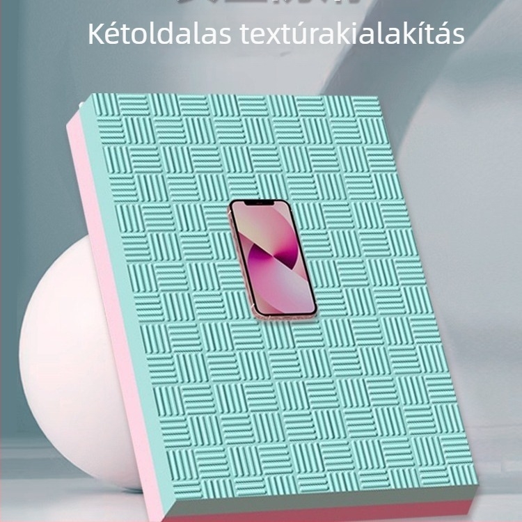 Otthoni vastagított haskerékhez készült matrac, térdvédővel, jóga- és edzésmat