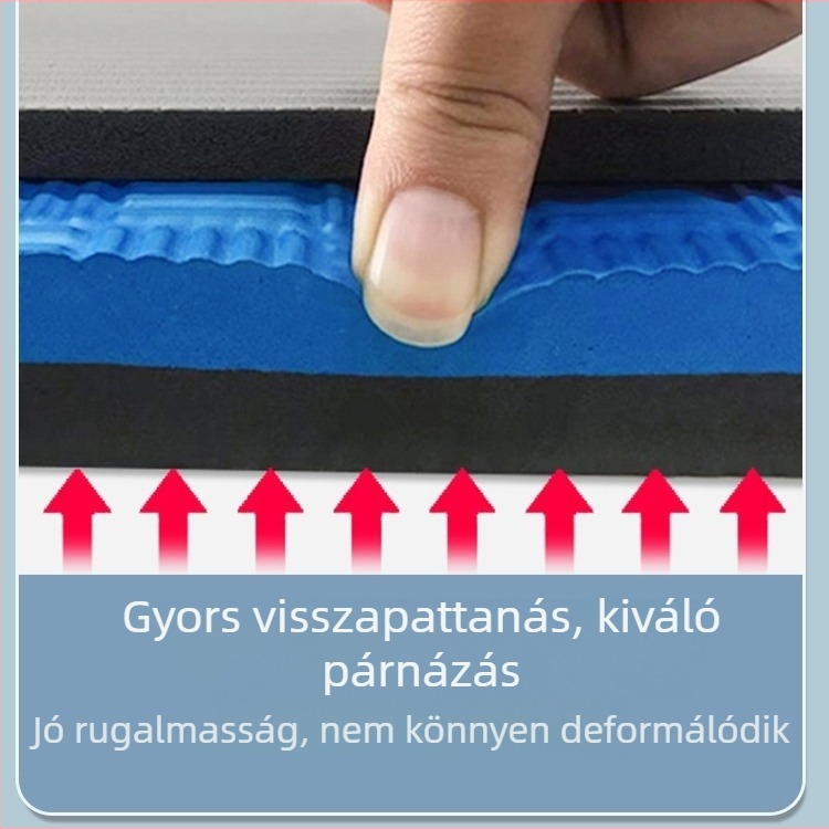 Otthoni vastagított haskerékhez készült matrac, térdvédővel, jóga- és edzésmat