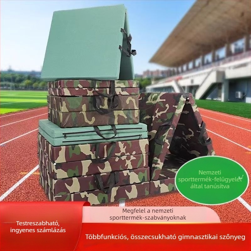 Ülő- és hasizomgyakorlatokhoz készült matrac, hajtogatható táncmatrac akrobatikus edzésekhez, gyerekek és diákok számára