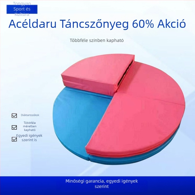 Pole dance matrac és légi jóga párna, védelem esés ellen, vastag négyszer hajtogatott tornaszőnyeg edzéshez és tánchoz