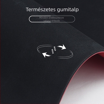 PU természetes gumiból készült jóga matrac testtartási vonalakkal, kétoldalas csúszásmentes, megvastított és szélesebb, kezdőknek