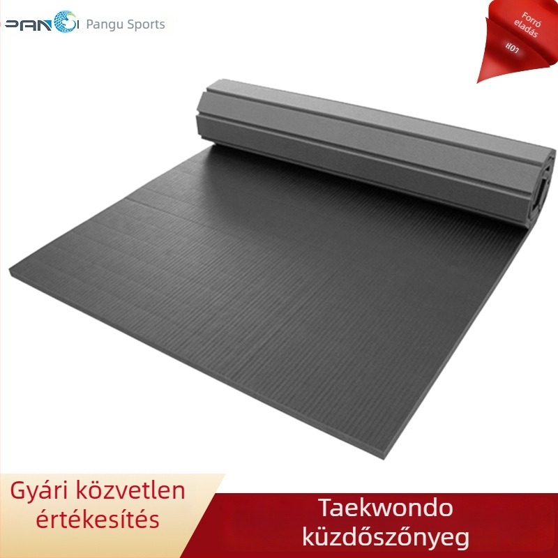 Taekwondo matrac, vastagított csúszásmentes XPE, környezetbarát, professzionális versenyre és edzésre, guruló matrac
