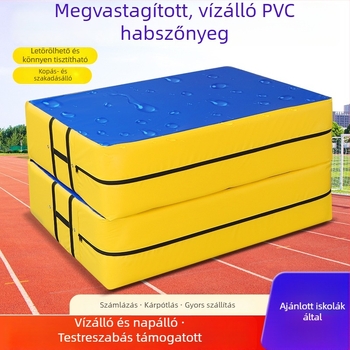 PVC vízálló, vastagított szivacsos edzőmat harcművészethez, falmászáshoz és sportedzéshez
