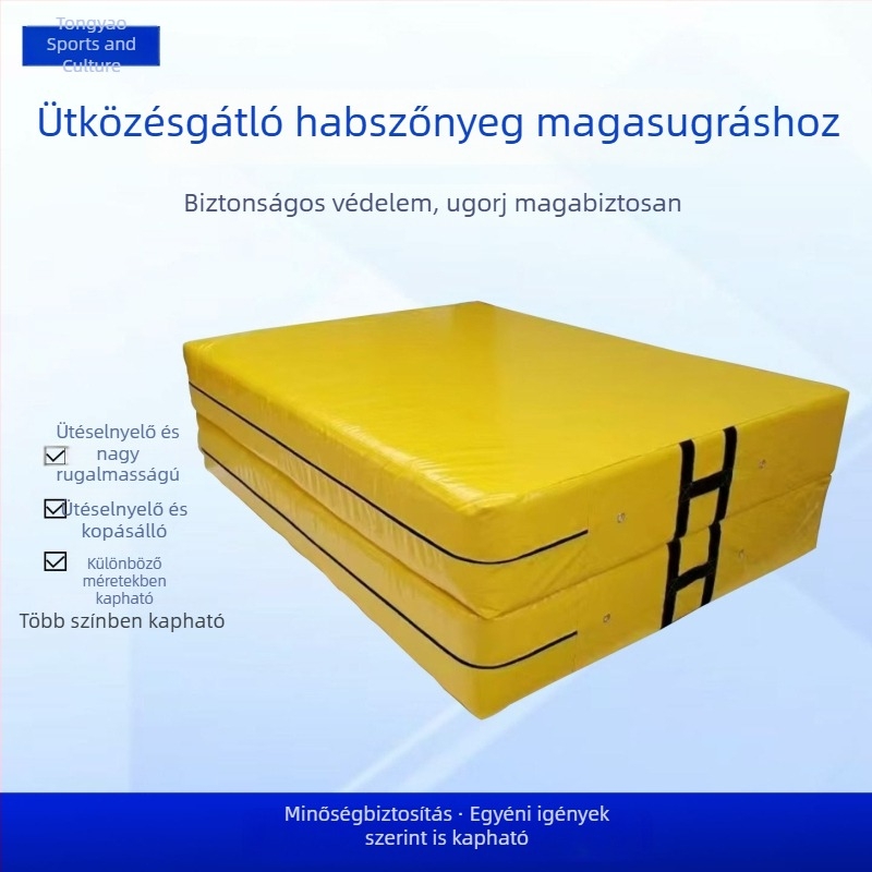 PVC vízálló, vastagított szivacsos edzőmat harcművészethez, falmászáshoz és sportedzéshez