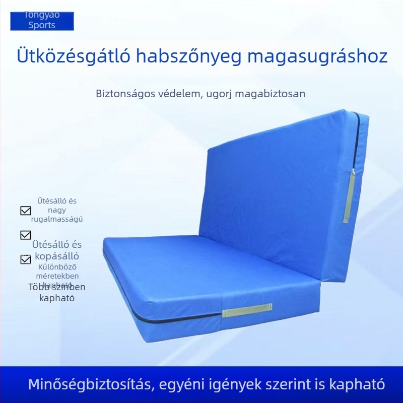 PVC vízálló, vastagított szivacsos edzőmat harcművészethez, falmászáshoz és sportedzéshez