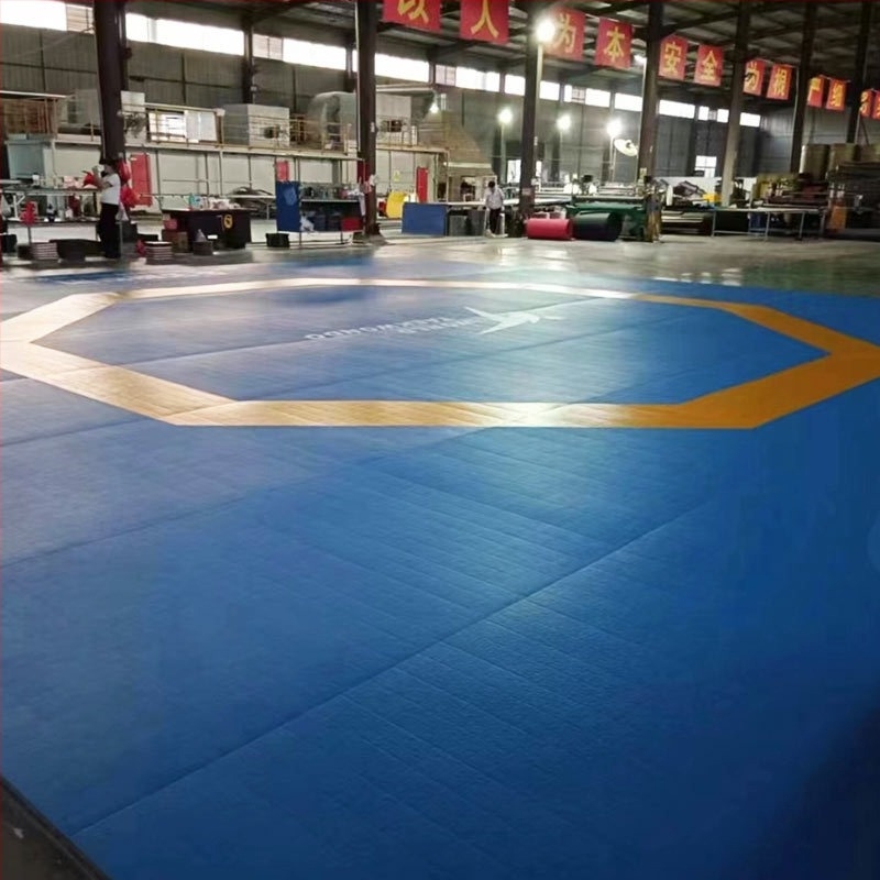 XPE magas sűrűségű tatami edzőpad Taekwondo és Judo edzésekhez, többfunkciós gurítható sportpad