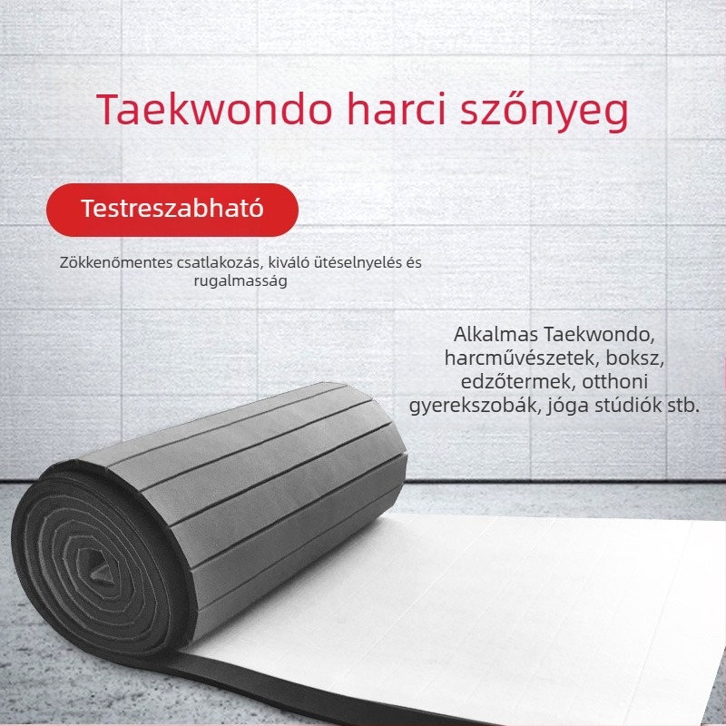 Taekwondo gimnasztikai matrac, Muay Thai matrac, edzőmatrac, görgő matrac harcművészetekhez, birkózás és Brazilian Jiu-Jitsu