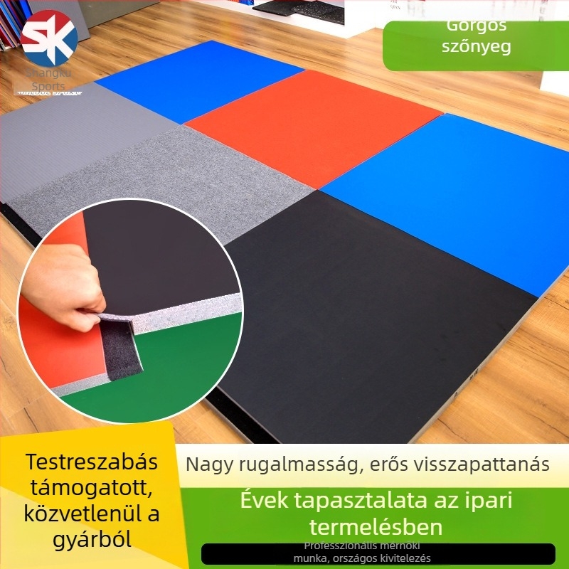 Csúszásmentes sporttekercses matracok edzőtermi edzésekhez