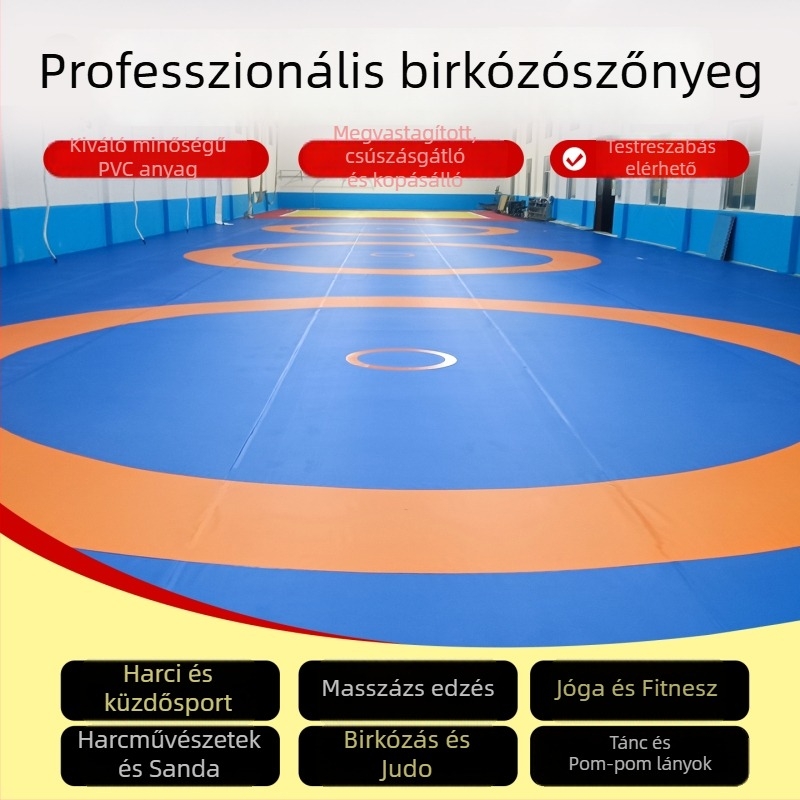 Harcművészeti edzőmatrac Sanda, Taekwondo, Judo, szabad birkózás számára