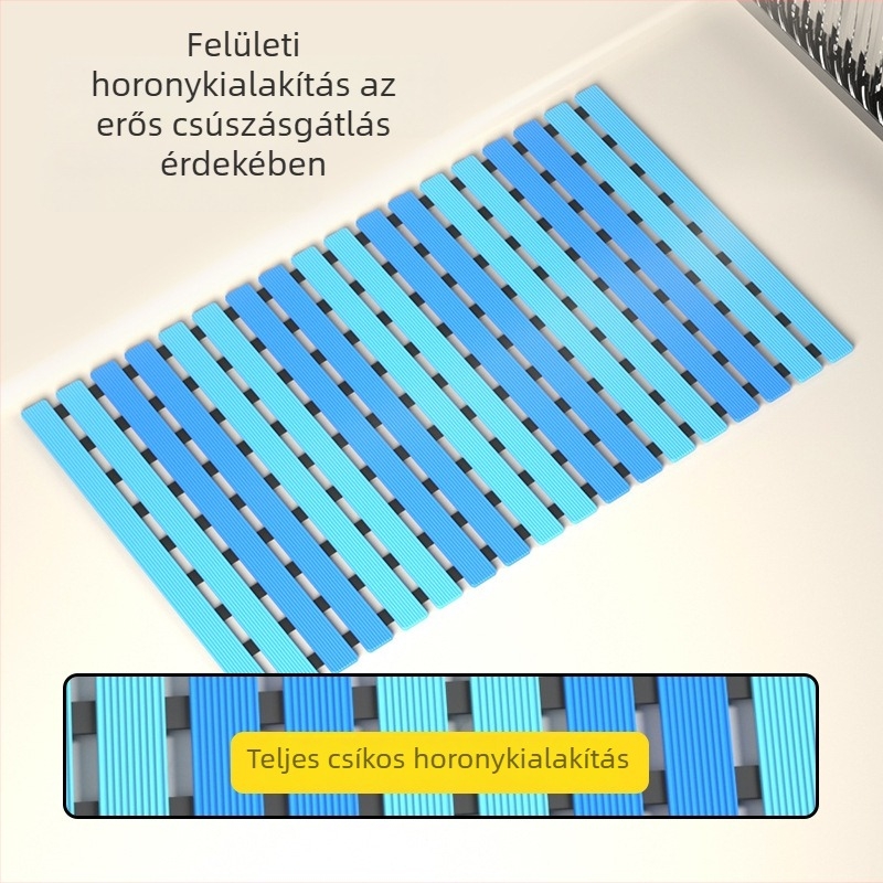 Összekapcsolható, csúszásmentes fürdőszobai matrac bejárathoz, konyhához és mosdóhoz, gyerekbarát