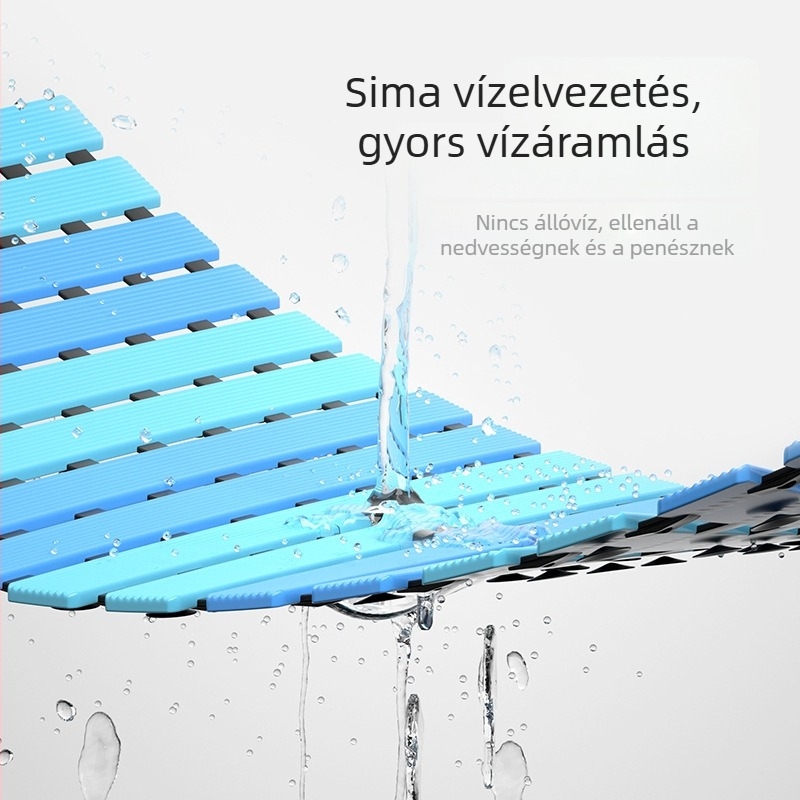 Összekapcsolható, csúszásmentes fürdőszobai matrac bejárathoz, konyhához és mosdóhoz, gyerekbarát