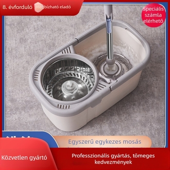 Forgó mop kinyomóvödörrel, háztartási használatra