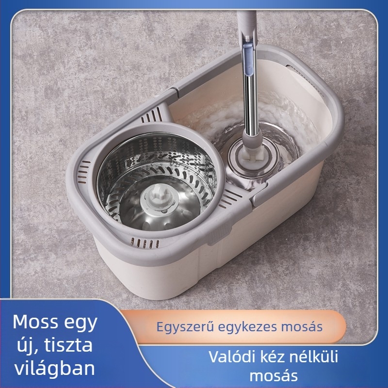 Forgó mop kinyomóvödörrel, háztartási használatra