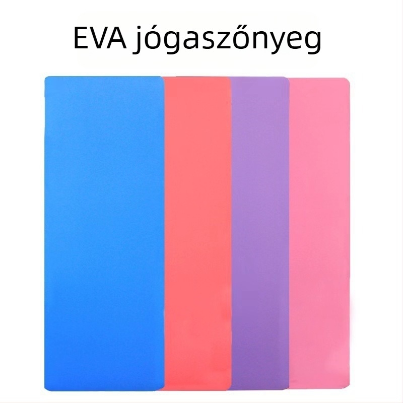 EVA jóga matrac, 6 mm, csúszásmentes, vastagított, edzéshez és piknikhez