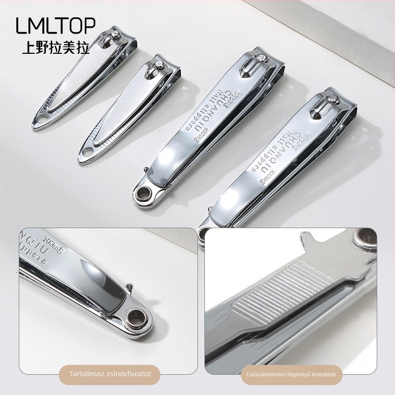 LMLTOP Apple manikűr készlet, 9 darabos, multifunkcionális körömolló és körömreszelő F0130