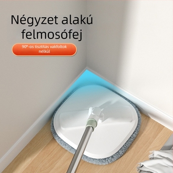 Forgó lapos mop vödör, érintés nélküli öblítés, szennyeződések elválasztása, OEM testreszabás