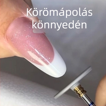 UFO-formájú csiszolófej, 0,5 mm a szélek formázásához, orosz stílusú előkiegyenlítő csiszolókorong, körömdíszítő eszköz